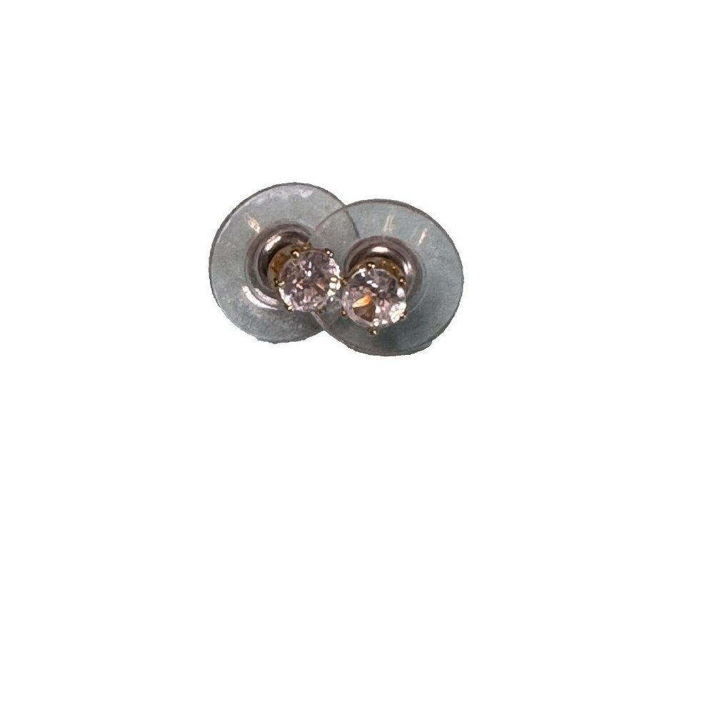 Cubic Zirconia Clear Crystal Tennis Bracelet and Stud Earrings Boxed - Picture 7 of 8